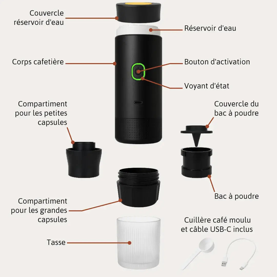 Cafetière expresso portable Evolatte